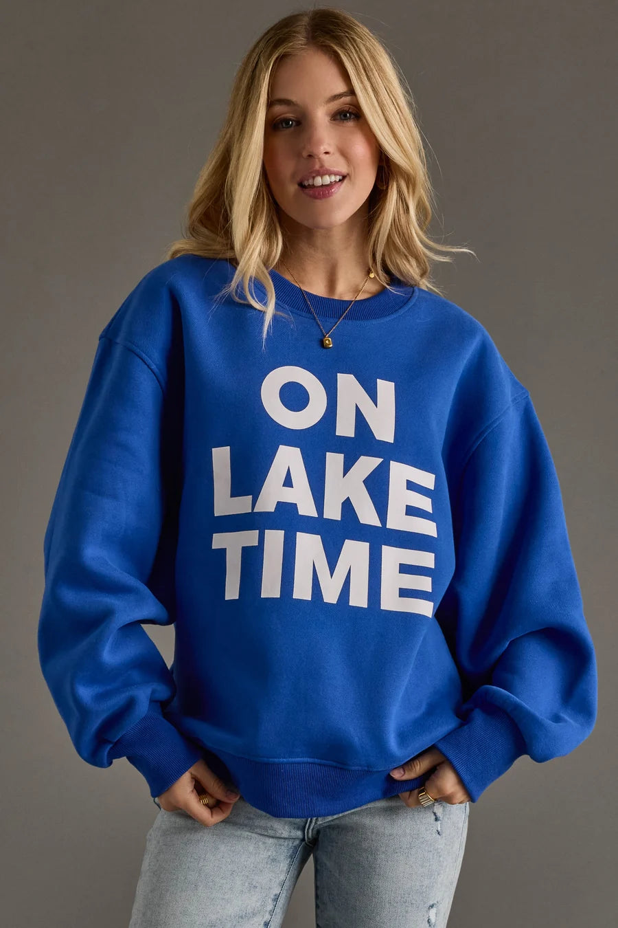 ON Lake Time Sweatshirt-Closeout